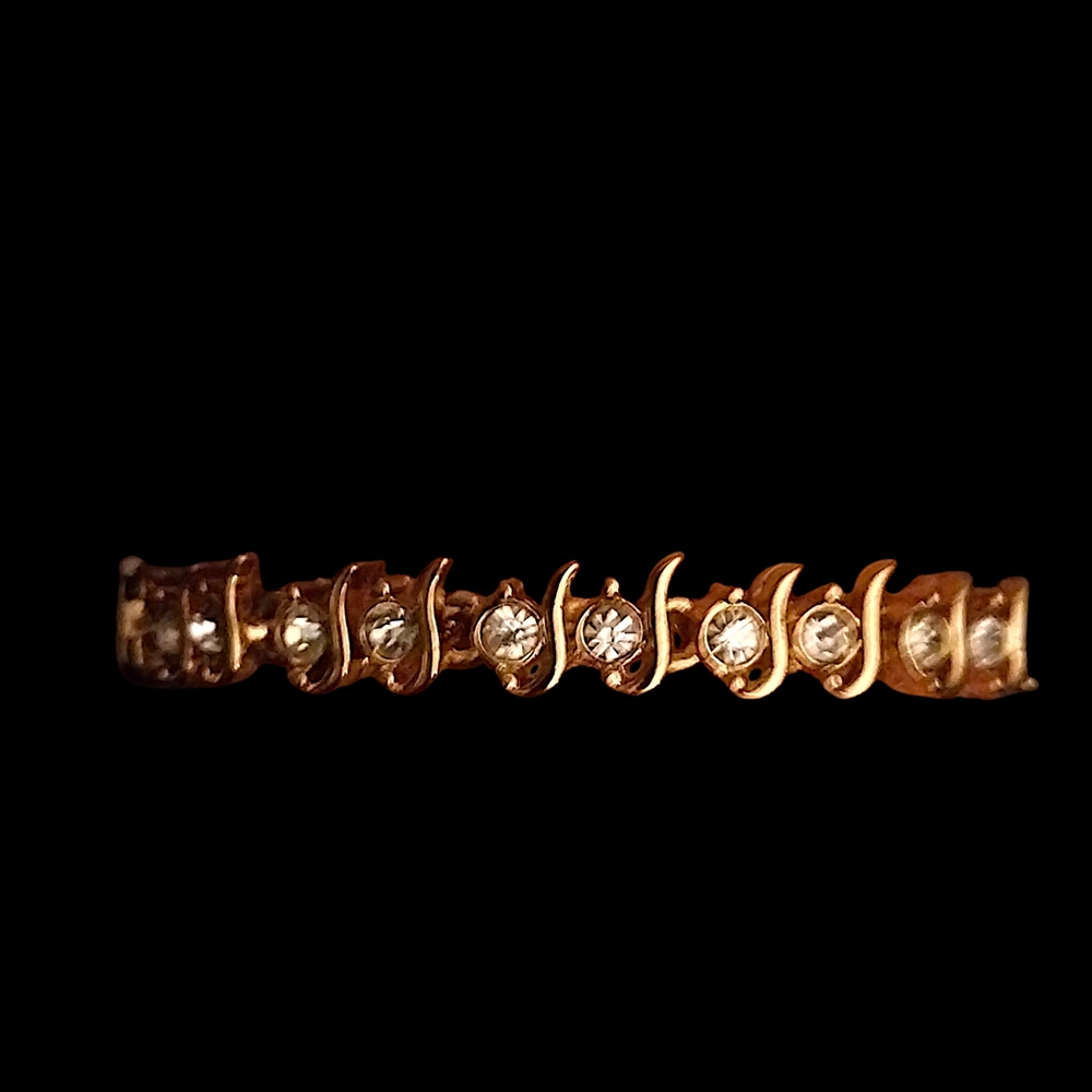 Gold Crystal-Accented Women’s Bracelet